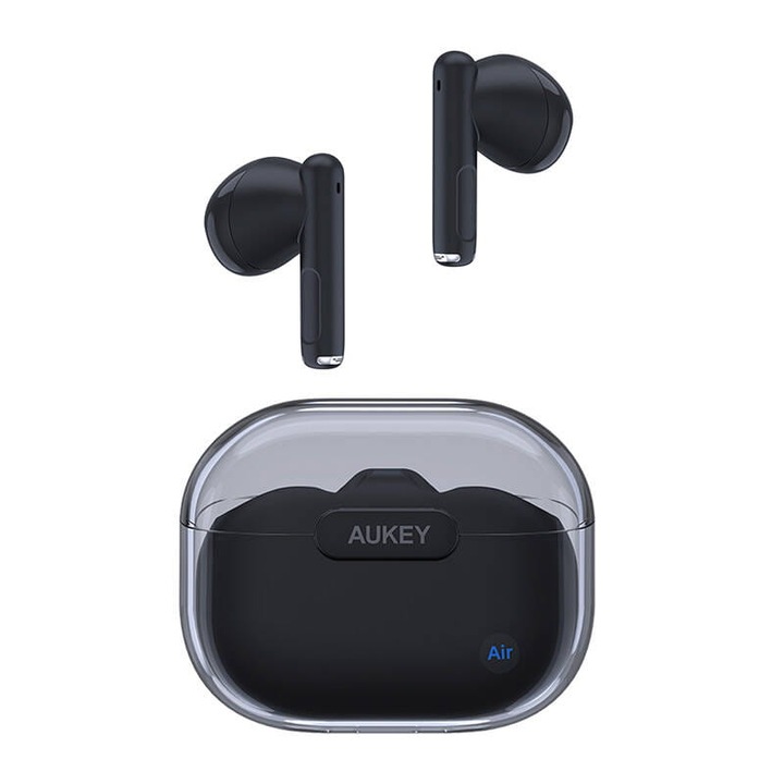 Vezeték nélküli fülhallgató, Aukey, EP-M2, Bluetooth 5.3, TWS, fekete