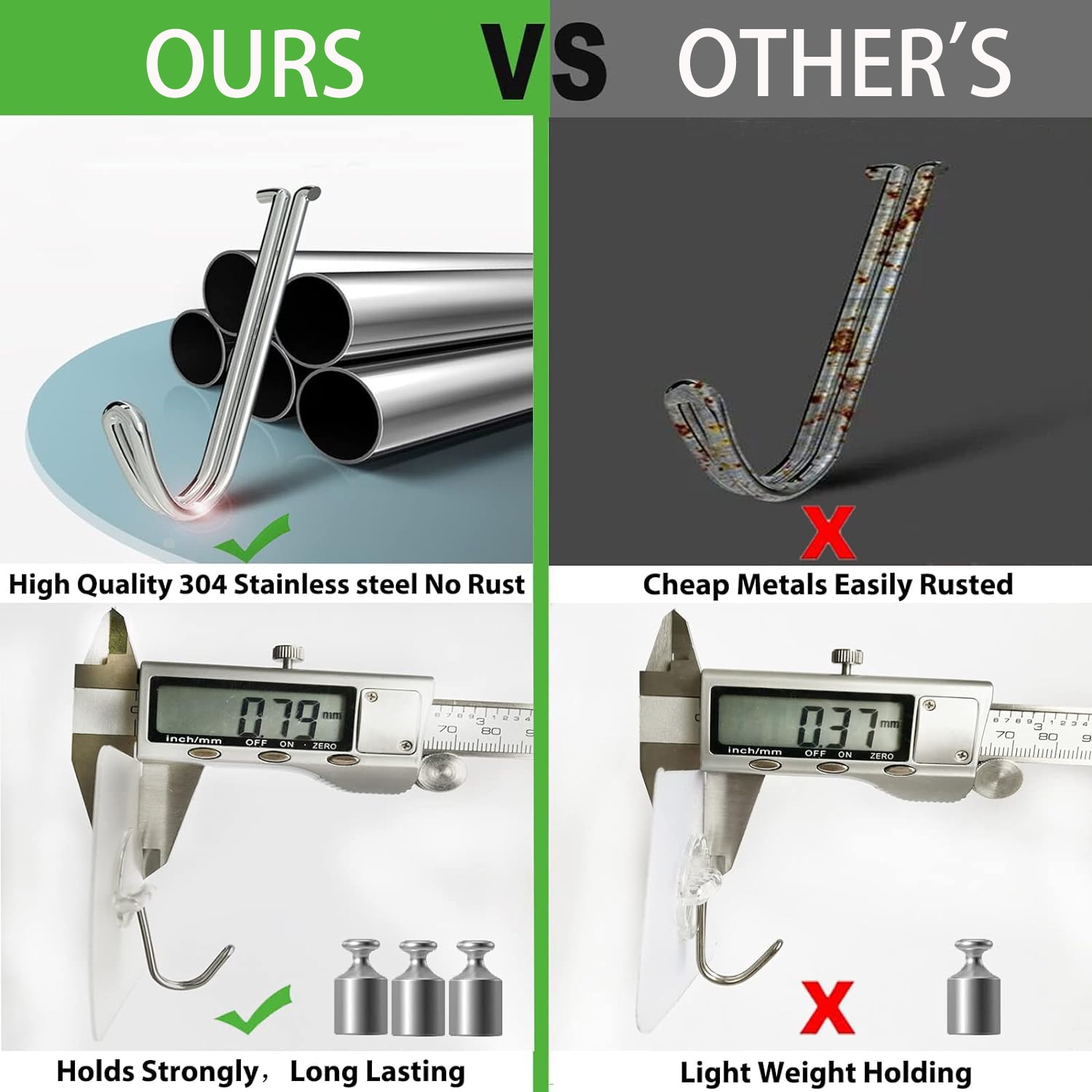 Set 10 agatatori cu adeziv, PVC/Inox, Transparent - eMAG.ro