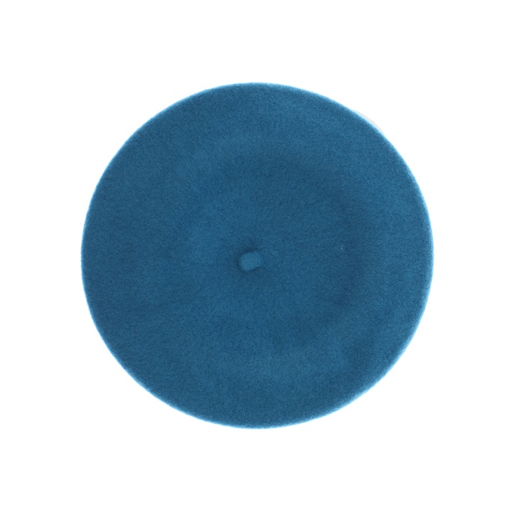 Bereta de dama, din lana, Evita, one size, Turcoaz - BSC614