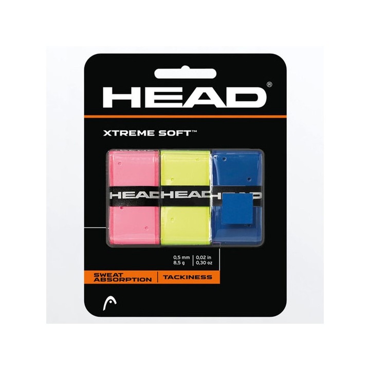 Head tennis grip xtreme soft 3 pack multicolor