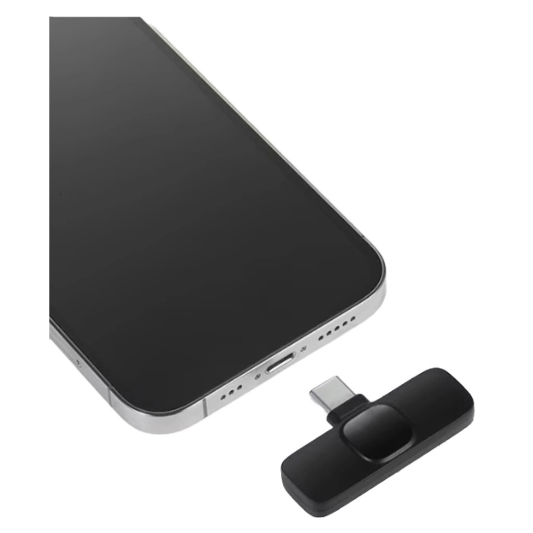 Професионален петличен микрофон Type C щепсел, преносим за смартфон ...