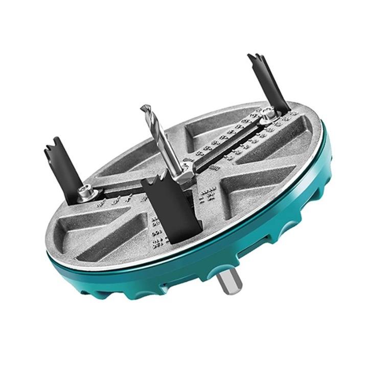 Deschizator de gauri reglabil universal, Tebnaild, Argintiu