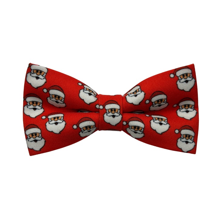 Papion Motive Craciun Rosu Handmade