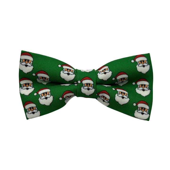 Papion Motive Craciun Verde Handmade