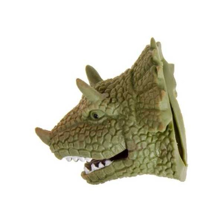 Dinoszaurusz gumi ujjbáb, triceratops