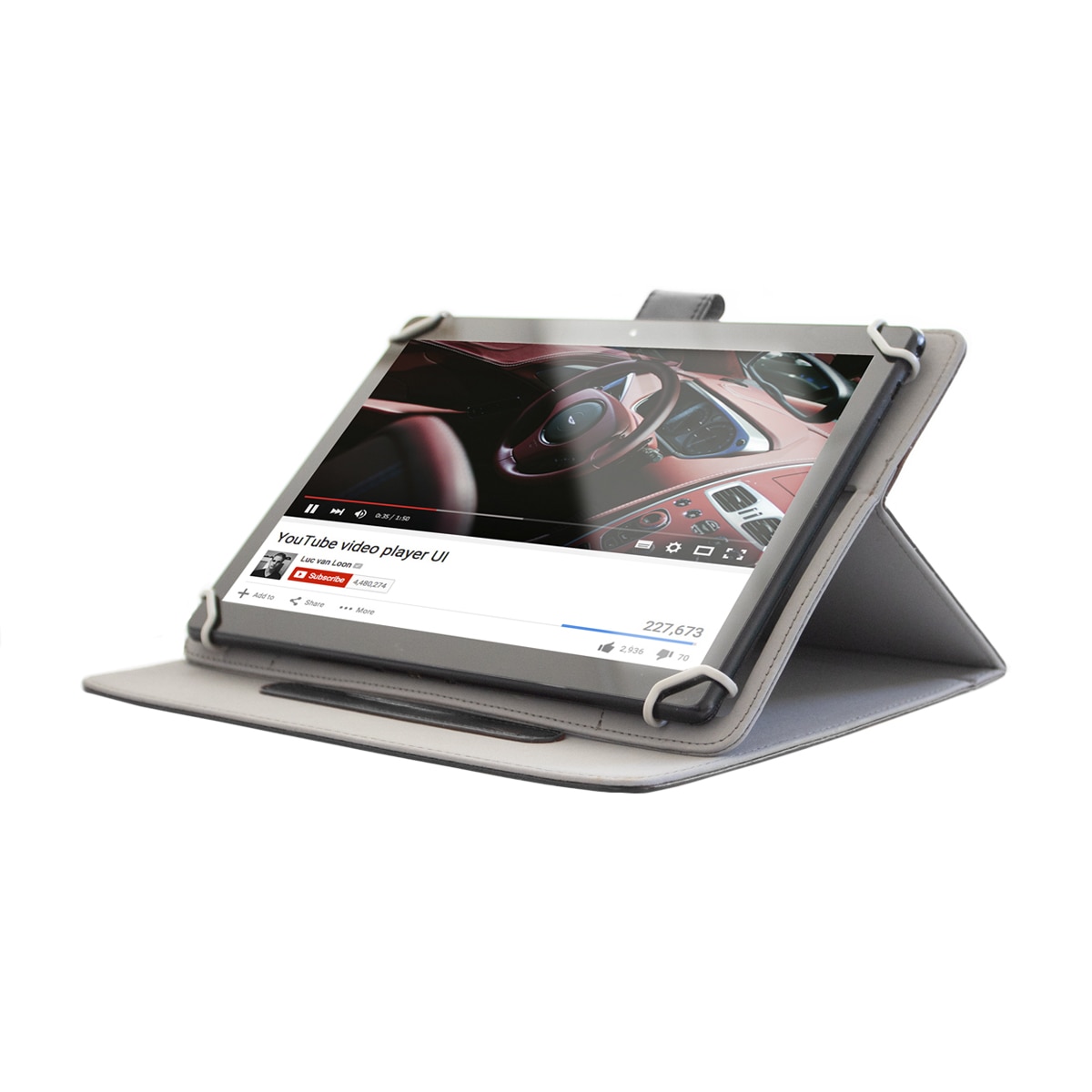 Husa pentru tableta Business Nimbo 9/10 inch universal, auriu