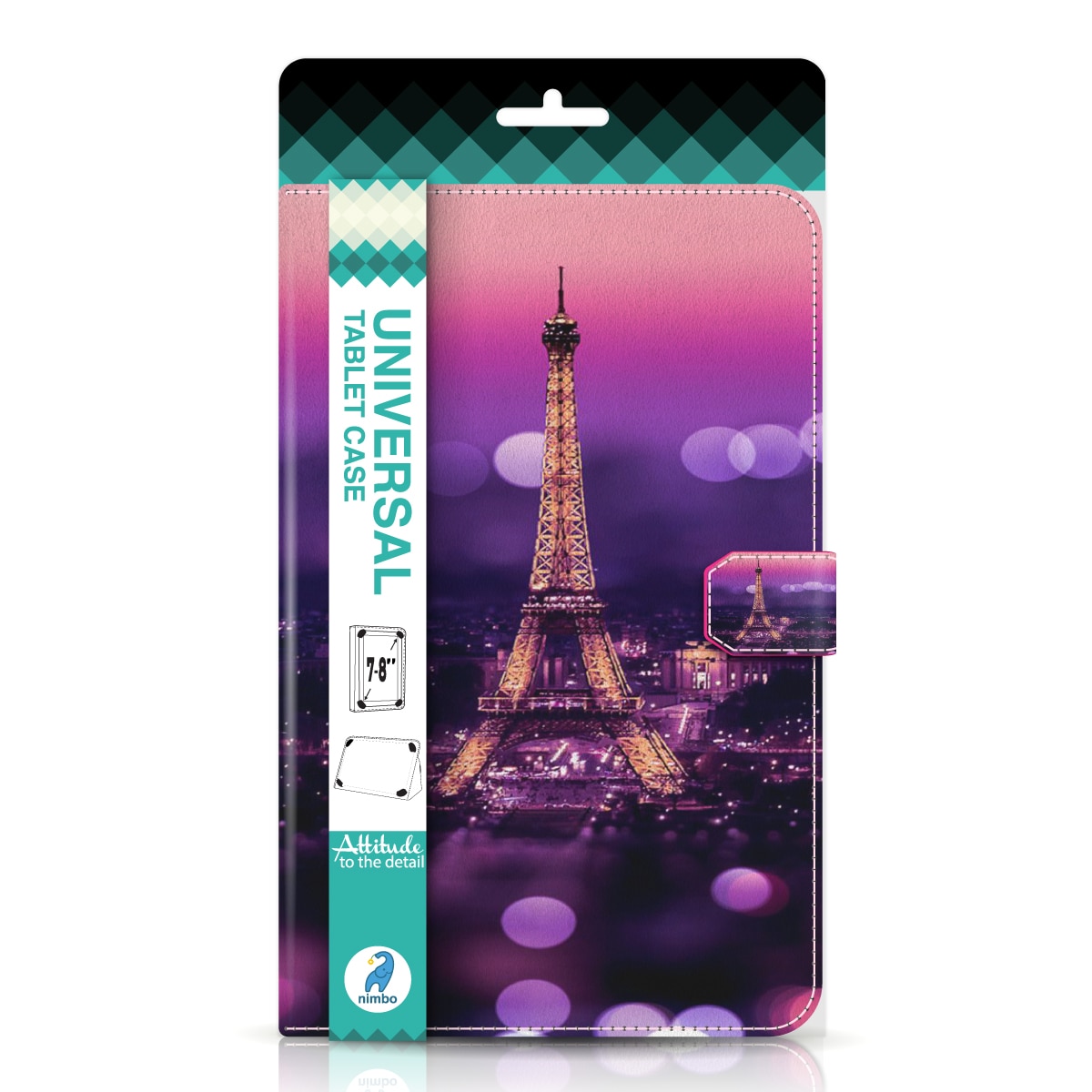 Husa pentru tableta Nimbo 7/8 inch universal, Paris