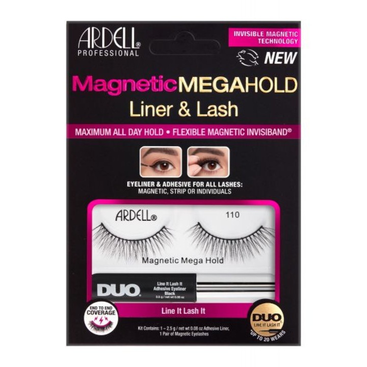 Set complet gene false Ardell MAGNETIC MEGAHOLD LINER & LASH 2 buc