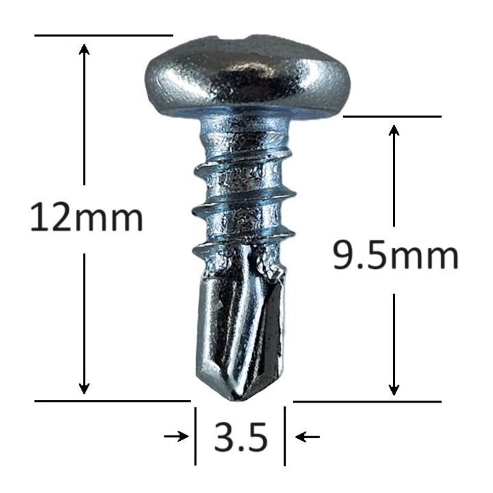 Surub Autoforant Cap Bombat 3.5x9.5mm - 200buc/cutie