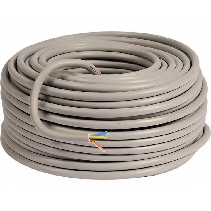 Rola cablu electric rigid, Vega, 20 metri, CYYF 3x1.5mm, ignifugat, cupru