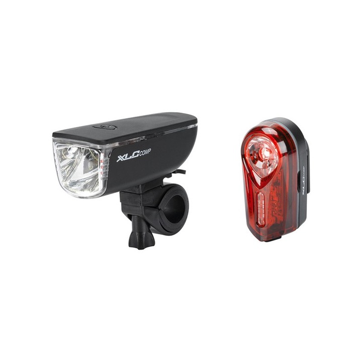 Комплект светлини, XLC Comp Lichtset Ariel/Neso CL-S11 със StVZO, черен