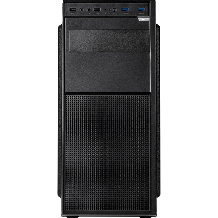 Компютърна кутия Inter-tech A-301 Quad, Черен, Middle Tower