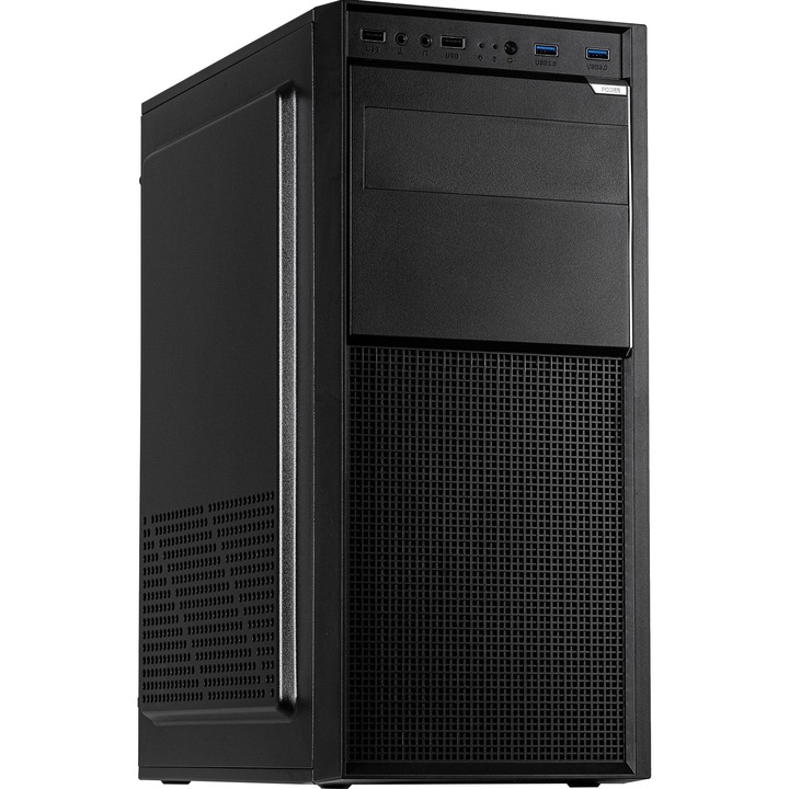 Компютърна кутия Inter-tech A-301 Quad, Черен, Middle Tower