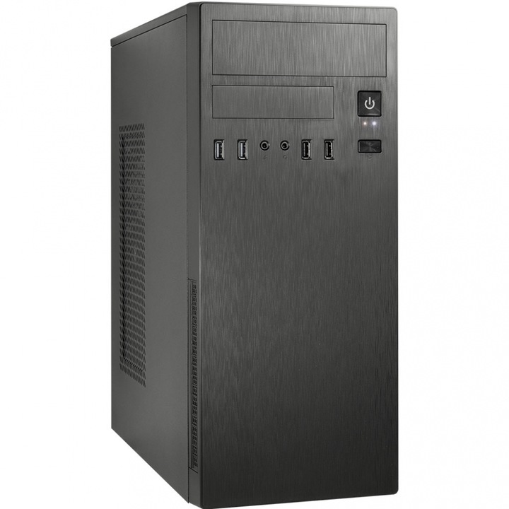 Компютърна кутия Inter-tech IT-2812 Business, Черен, Middle Tower