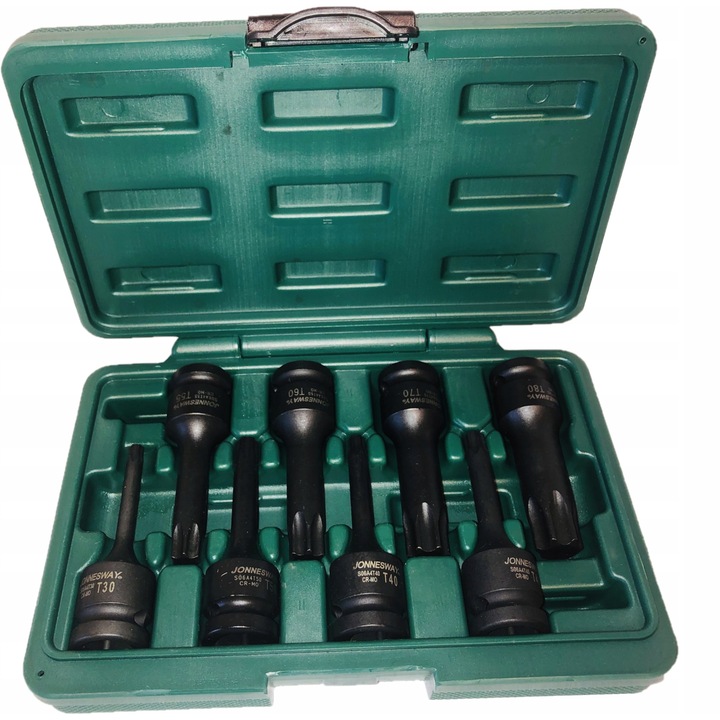 Chei cu impact, Jonnesway, Verde/Negru