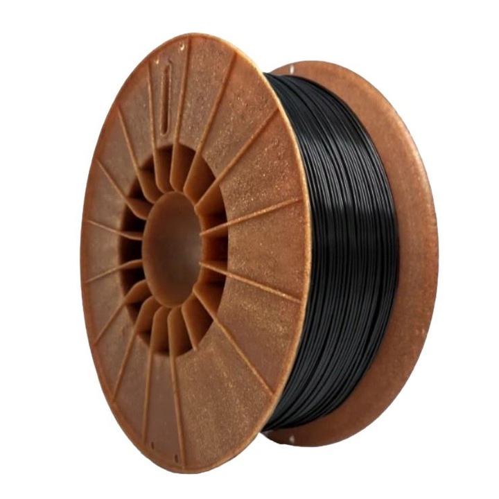 Filament 3D, Rosa3D, PLA Starter Negru, Sigur Pentru Copii, Pentru Incepatori, Usor De Imprimat, Biodegradabil, Contact Alimentar, Obiect Decorativ, 1 kg, Negru