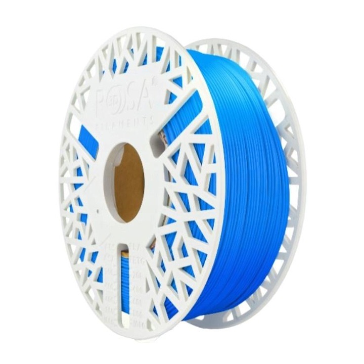3D Filament, Rosa3D, PLA Kezdő, 1.75 mm, Biológiailag Lebomló, Könnyen Nyomtatható, Kezdőknek, Gyerekek Számára Biztonságos, Magas Minőségű Termék, Tökéletes 3D Nyomtatáshoz, Dekoratív Tárgy, 1 kg, Kék