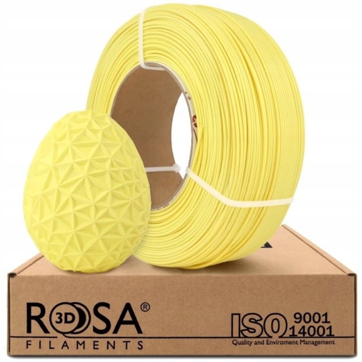 Filament, ROSA3D PLA Pastel, 1.75 mm, 1 kg, Galben