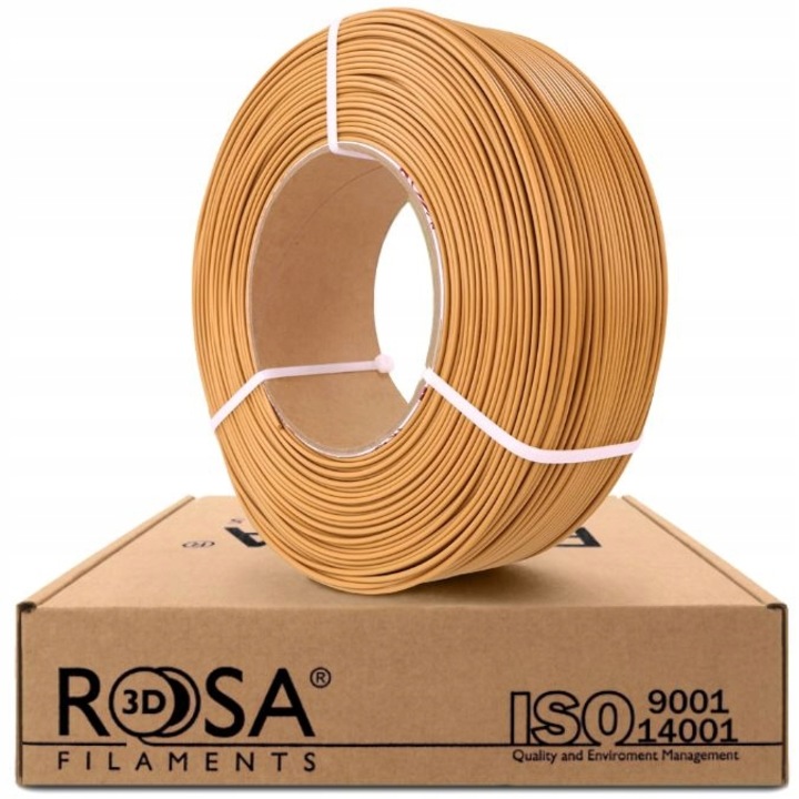 Filament 3D, Rosa3D, 1 kg, 1.24 g/cm³, 225 C, PLA, 3D Nyomtatóhoz, Biológiailag Lebomló, Otthon És Iroda, Barna
