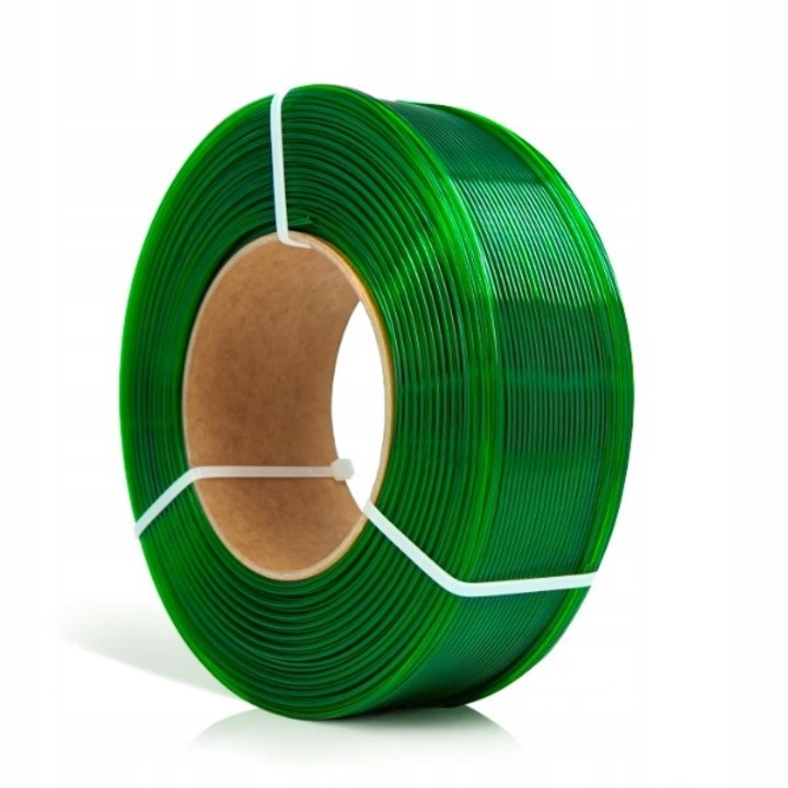Filament 3D, Rosa3D, Refill Pet-G Standard Hs, 1.75 mm, Usor De Imprimat, Durabil, Fara Stringing, Biodegradabil, Produs De Inalta Calitate, Perfect Pentru Imprimare 3D, Obiect Decorativ, 1 kg, Verde/Transparent