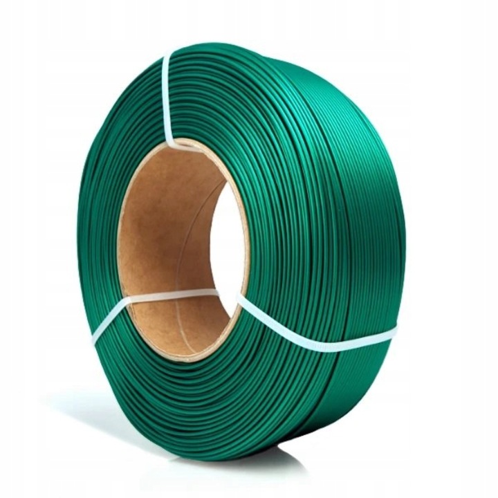 Filament 3D, Rosa3D, Refill PLA Starter Verde Emerald Satin, 1.75 mm, Biodegradabil, Contact Alimentar/Satinat, Usor De Imprimat, Sigur Pentru Copii, Pentru Incepatori, Perfect Pentru Imprimare 3D, Obiect Decorativ, 1 kg, Verde/Satin