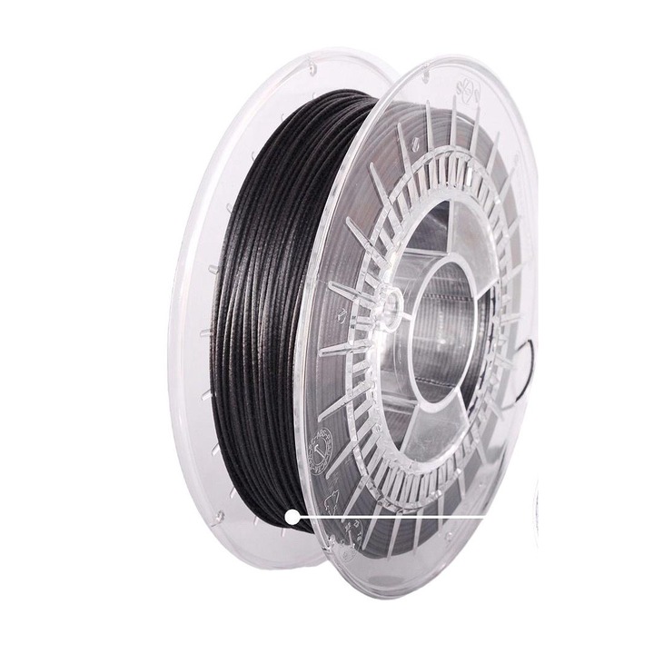 Filament Rosa3D, Pla, 1.75 Mm, Satinat, Straturi Invizibile, Cu Fibra De Carbon, Usor De Imprimat, Produs De Inalta Calitate, Obiect Decorativ, Compatibilitate Larga, Imprimare 3D, 500 G, Negru