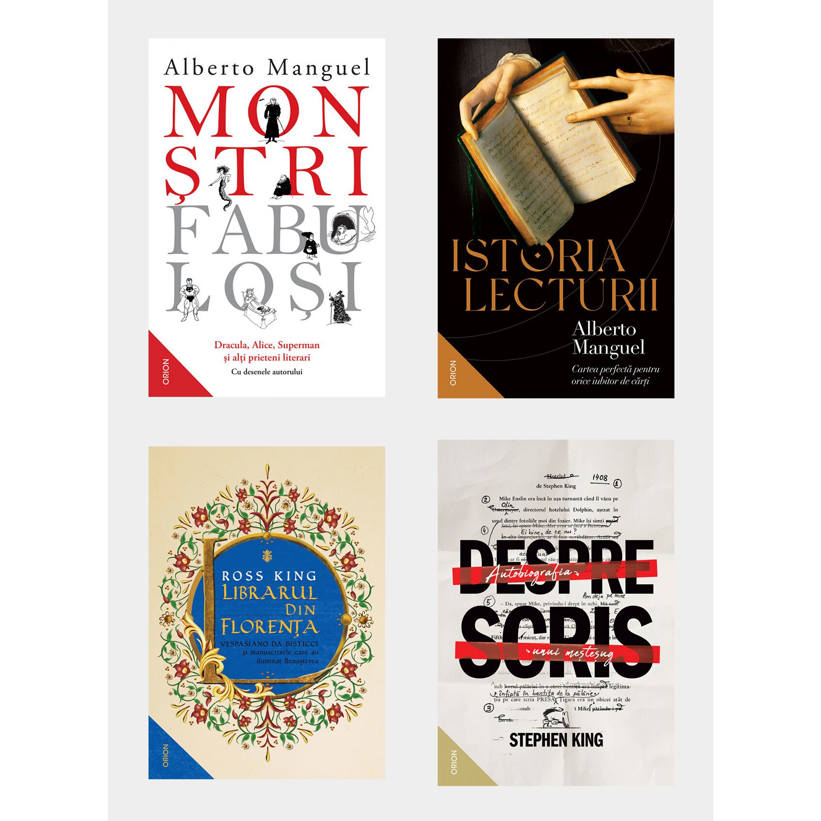 Pachet Carti despre carti 4 volume - Alberto Manguel, Stephen King, Ross King