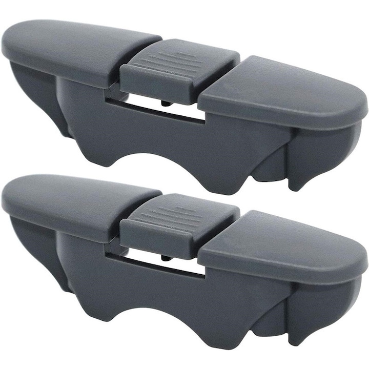 Clema de oprire pentru sina de glisare pentru masina de spalat vase, 2 bucati, compatibil cu masina de spalat vase Whirlpool, Kenmore, Maytag, KitchenAid, KINGTRONG®