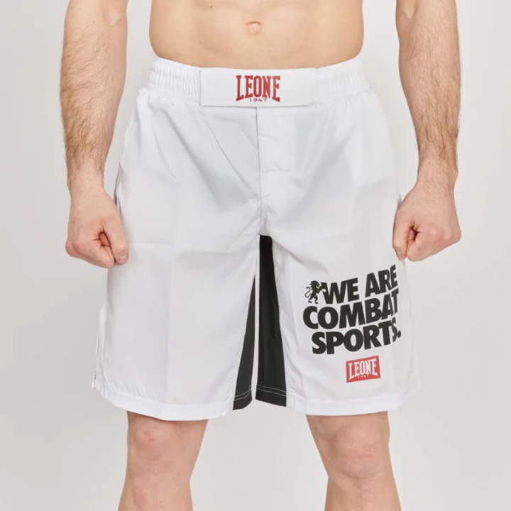 Short Leone Logo Wacs Alb, Alb