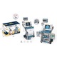 Játékkészlet gyerekeknek ISP "Likesmart Medical Cart", 15 db, sztetoszkóp, hőmérő, fecskendő, kalapács, röntgen, 57 cm, kék