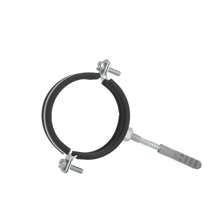 Fém bilincs gumival csövek falra rögzítéséhez, 3", 87 - 92 mm, Geko G17296