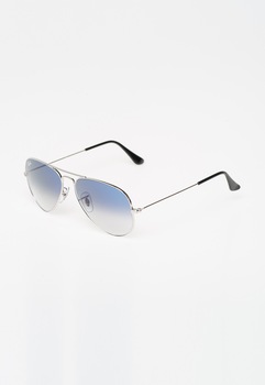 Ray-Ban, Ochelari de soare argintii Aviator RB3025-003-3F, Argintiu, 62-14-140 Standard Ray-Ban, Ochelari de soare argintii Aviator RB3025-003-3F, Argintiu, 62-14-140 Standard