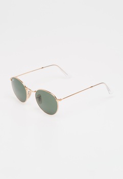 Ray-Ban, Ochelari de soare aurii rotunzi Ray-Ban, Ochelari de soare aurii rotunzi