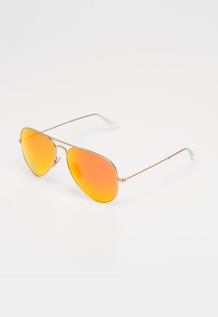 Ray-Ban Ochelari de soare aurii Aviator 58-14-135 Ray-Ban Ochelari de soare aurii Aviator 58-14-135