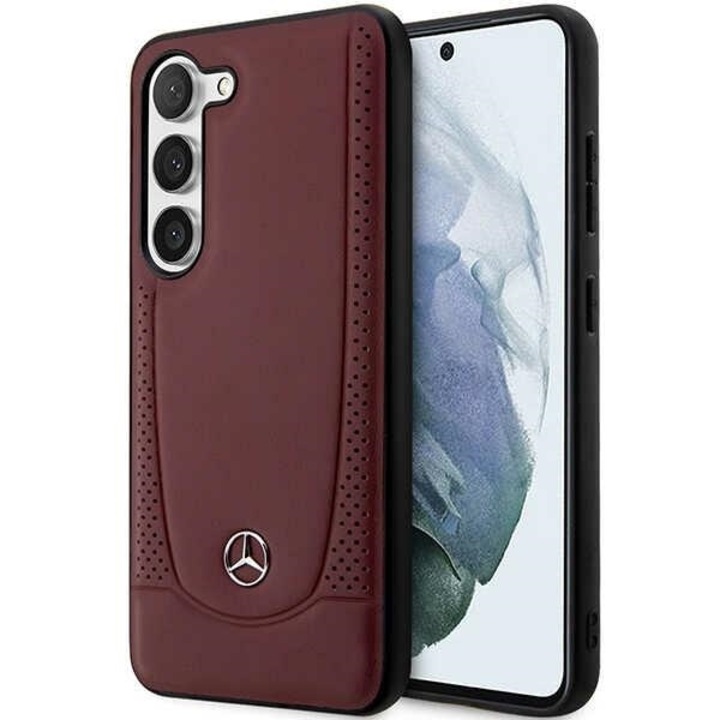 Калъфи за Samsung Galaxy S23 Plus Mercedes hardcase leather urban bengal red
