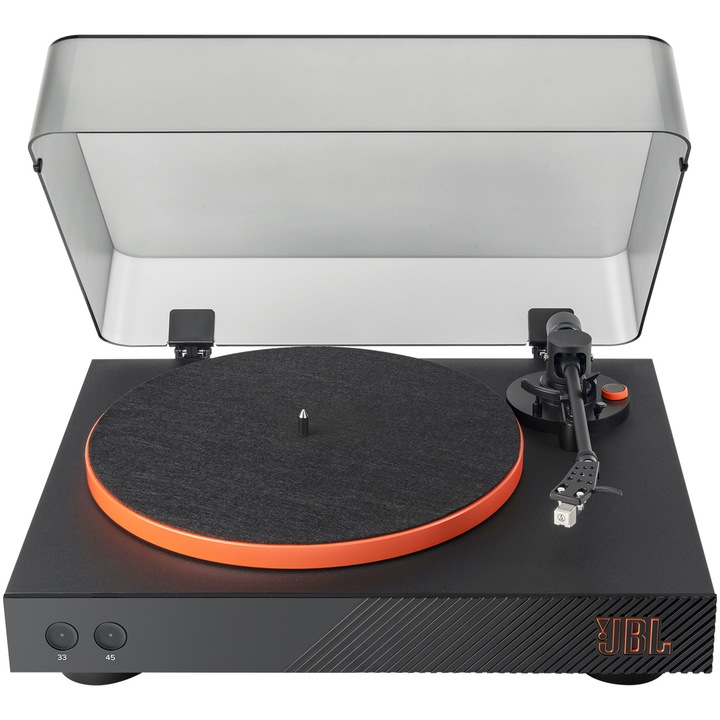 Грамофон JBL Spinner BT, Bluetooth AptX-HD, Черен