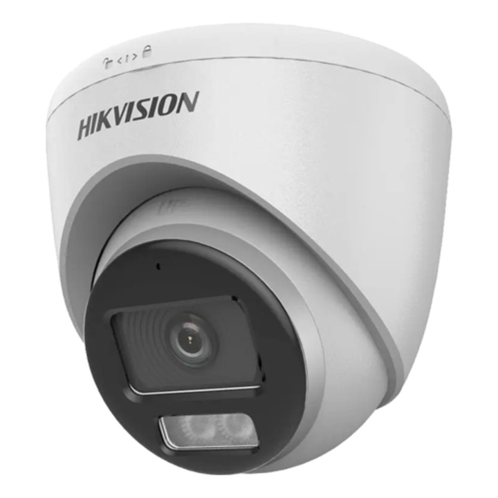 Camera de supraveghere Dual Light 5MP lentila 2.8mm IR 40m WL 40m ColorVu - Hikvision - DS-2CE72KF0T-LFS-2.8mm