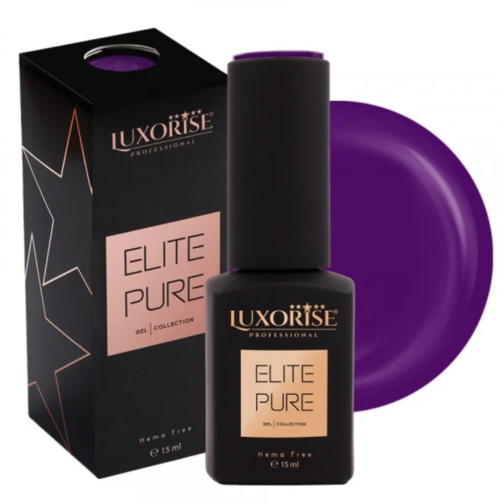 Oja Semipermanenta Hema Free LUXORISE ELITE PURE- Majestic Plum, 15ml