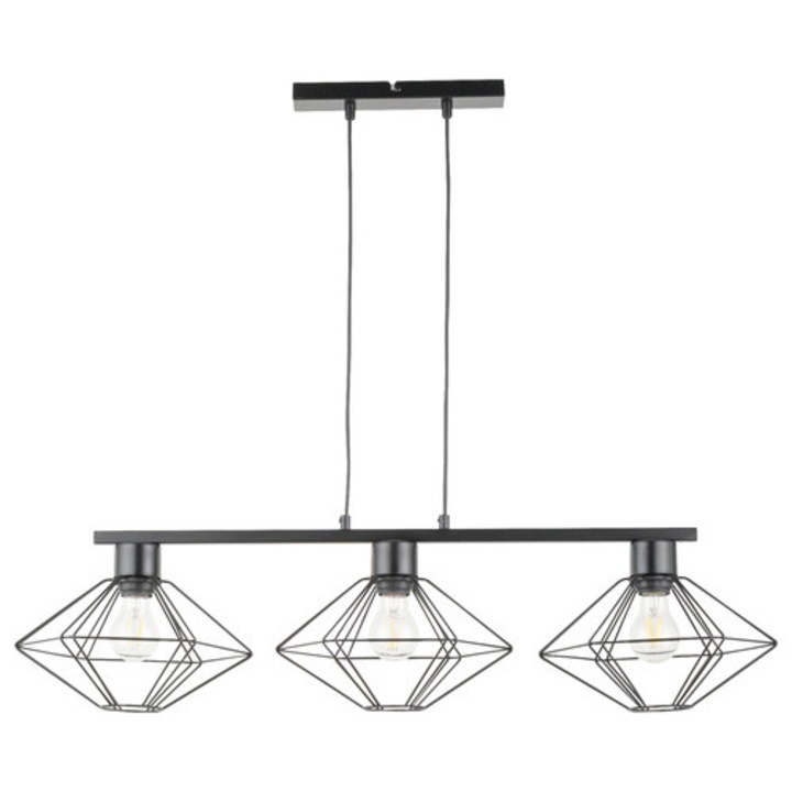 Vario Függőlámpa E27 Max. 3x60w, fekete