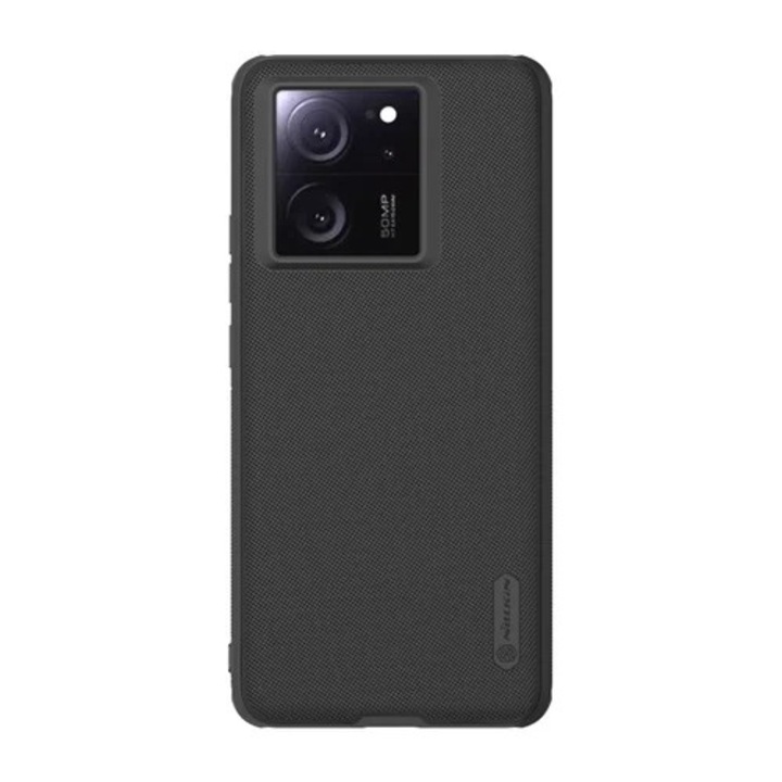 Кейс за телефон Xiaomi 13T Pro 5G - Nillkin Super Frosted - черен калъф с гръб