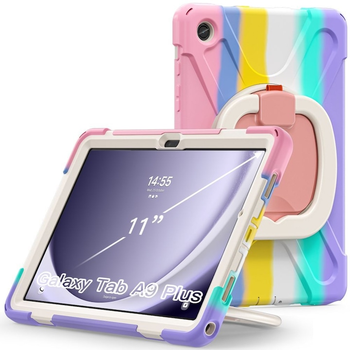 Tablettok Samsung Galaxy Tab A9+ Plus 11.0 X210 / X216 - Tech-Protect X-Armor ütésálló, kitámasztható színes tablet tok