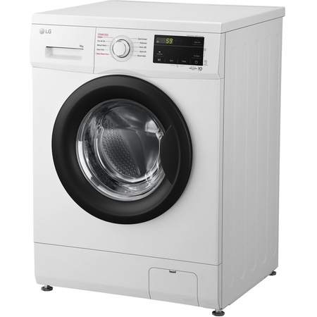 Masina de spalat rufe LG F4J3VS6WE, 9 kg, 1400 rpm, Clasa D, Inverter Direct Drive, Steam, Smart Diagnosis, Alb