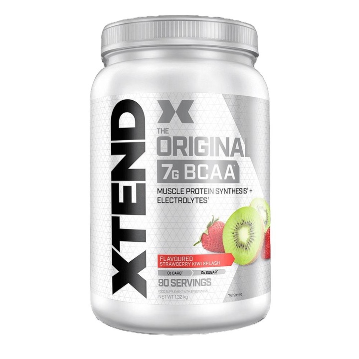 Supliment alimentar BCAA The Original, Xtend, Capsuni si kiwi, 1320 g