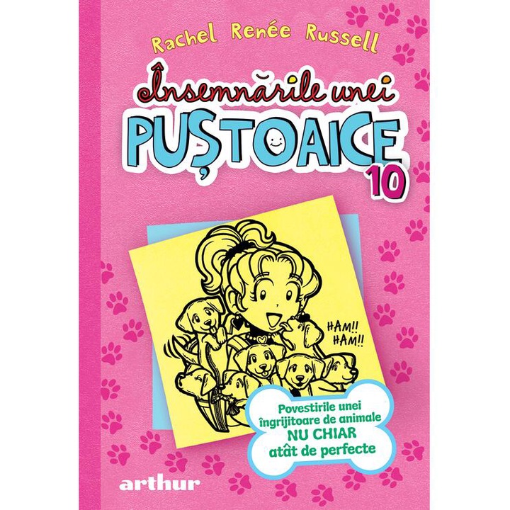 Insemnarile unei pustoaice 10. Povestirile unei ingrijitoare de animale..., Rachel Renée Russell