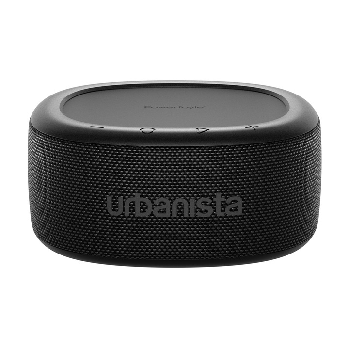 Преносим високоговорител Urbanista Malibu, True Wireless, соларно зареждане/USB-C, 20W, Bluetooth 5.2, IP67, черен