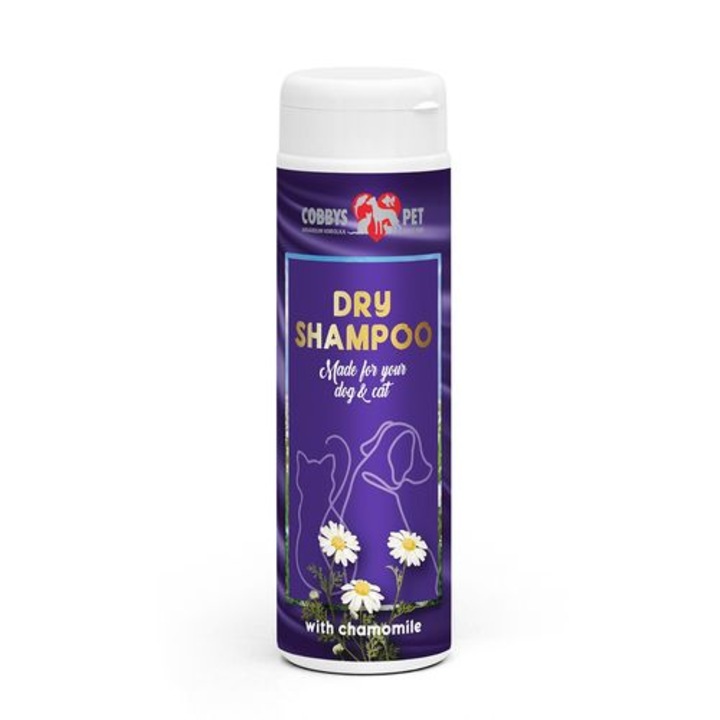 Cobbys Pet Dry Shampoo Dog & Cat 100g / ml száraz sampon kamillaolajjal
