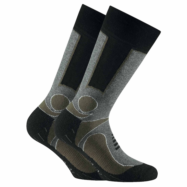Rohner basic, Унисекс трекинг чорапи, 2 чифта, Каки, 43-46