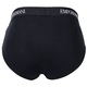Emporio Armani, Set de chiloti cu banda logo in talie - 3 perechi, Negru, S