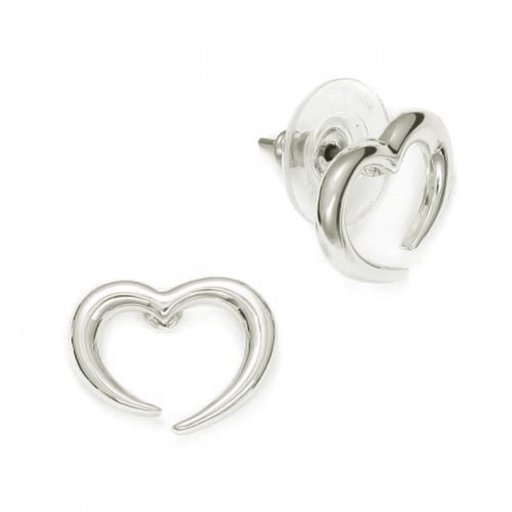 Cercei dama, Colibra, Aliaj/Argint, 1.2x1.5 cm, Argintiu