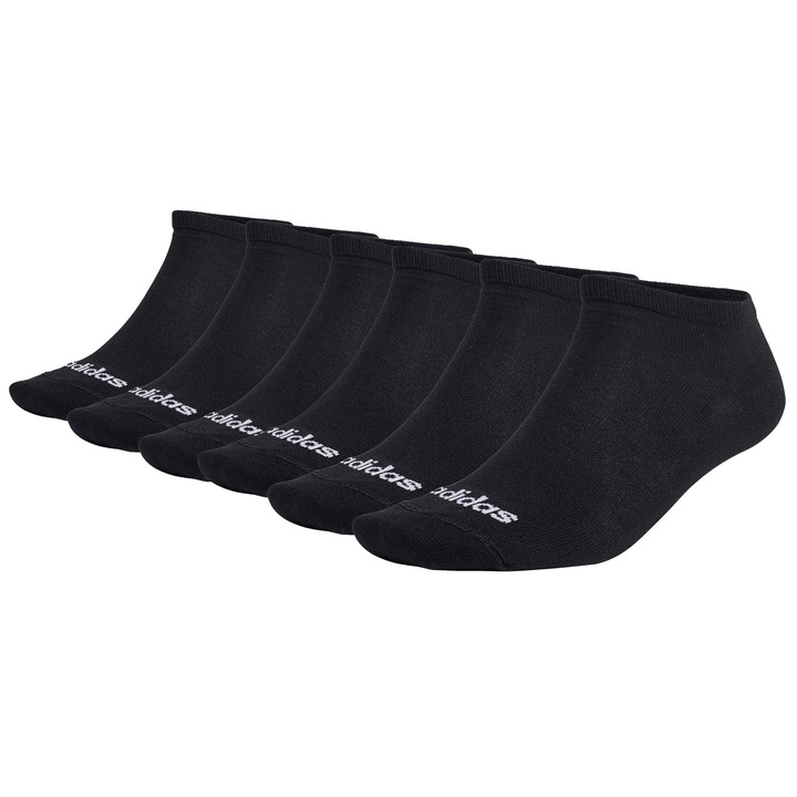 adidas, Унисекс чорапи - 6 чифта, Черен